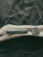 Sterling Silver Bar Pet Keepsake/Memorial Pendant - Fallen Whiskers