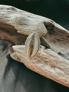 Sterling Silver Marquise Pet Keepsake/Memorial Rings - Fallen Whiskers