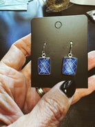 Sterling Silver Pet Keepsake/Memorial Dangle Earrings - Fallen Whiskers