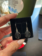 Sterling Silver Pet Keepsake/Memorial Dangle Earrings - Fallen Whiskers