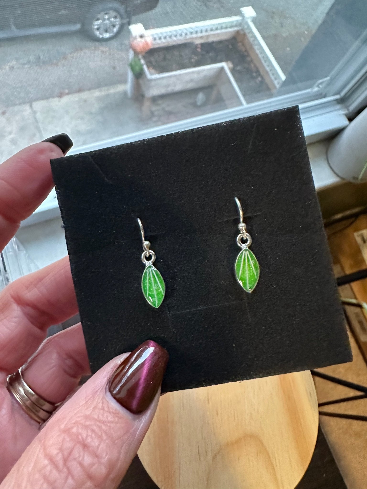 Sterling Silver Pet Keepsake/Memorial Dangle Earrings - Fallen Whiskers