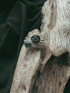 Sterling Silver Whiskie Stacker Pet Keepsake/Memorial Ring - Fallen Whiskers