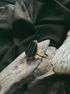 Teardrop Shaped Pet Keepsake/Memorial Ring - Fallen Whiskers