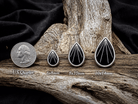 Teardrop Split Band Pet Keepsake/Memorial Ring - Fallen Whiskers