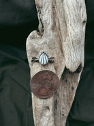 Teardrop & Stone Stacker Pet Keepsake/Memorial Ring - Fallen Whiskers