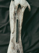 Thin Vertical Bar Whisker Pendant - Fallen Whiskers