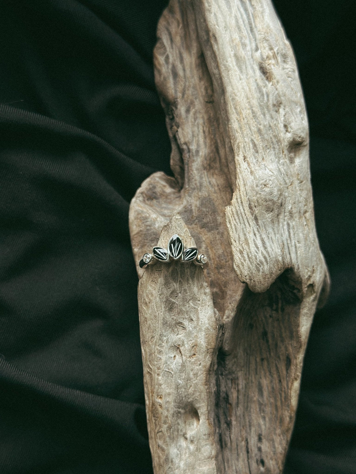 Trilogy Marquise Keepsake/Memorial Ring - Fallen Whiskers Jewelry
