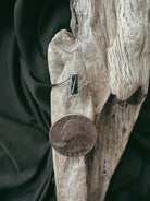 Vertical Rectangle and Stone Pet Keepsake/Memorial Ring - Fallen Whiskers