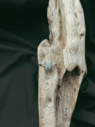 Vintage Hexagon & Stone Pet Keepsake/Memorial Ring - Fallen Whiskers