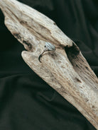 Vintage Hexagon & Stone Pet Keepsake/Memorial Ring - Fallen Whiskers